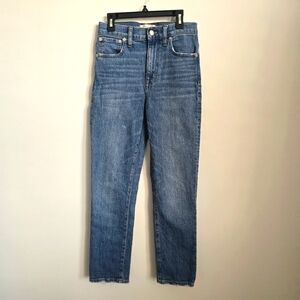 Madewell The High Rise Slim Blue Denim Women's Jeans